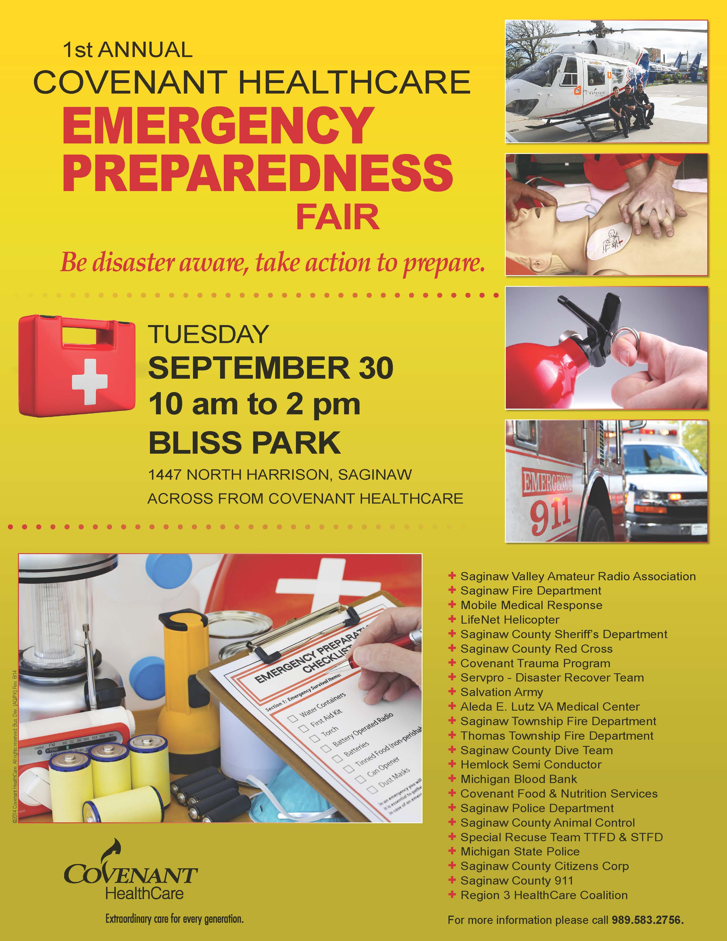 Emergency Preparedness Fair Events Covenant HealthCare