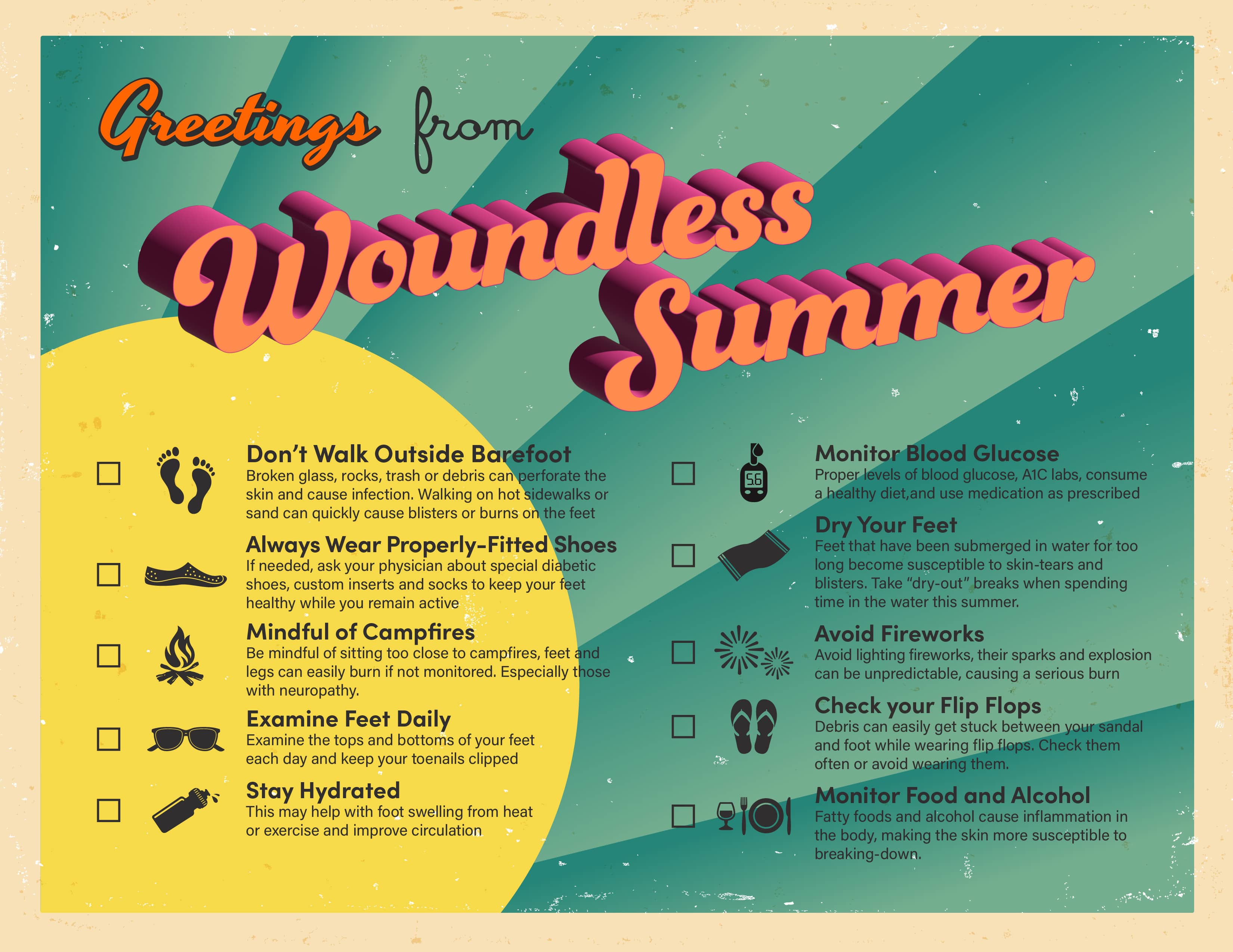 Woundless Summer Checklist