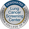 Amercian College of Radiology Designated Lung Cancer Screening Center Badge
