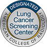Amercian College of Radiology Designated Lung Cancer Screening Center Badge