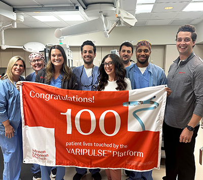 Celebrating the 100th Pulse Field Ablation Cardiology procedure