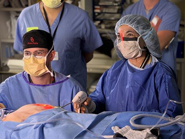 First endoscopic nipple-sparing mastectomy (E-NSM) in the state of Michigan