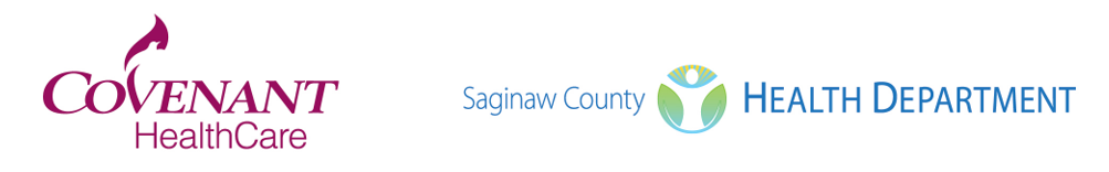 Covenant HealthCare and Saginaw County Health Department Logos
