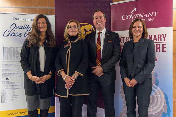 Photo from Announcement of Covenant HealthCare College of Medicine at Central Michigan University