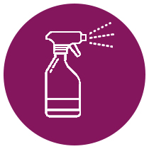 disinfecting and cleaning icon